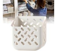 Jiawu Caja DE ALMACENAMENTO Junto A LA Cama, Estante DE Almacenamiento Junto A LA LA Cama Que Ahorra Espacio, Fácil Instalación con Gancho para Baño y Cocina (Blanco Gris)