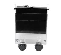 Jiawu Caja de Desbordamiento, Material Acrílico con Guía de Protección Peine Caja de Desbordamiento de Pecera, de de Sifón de Arranque Automático con Jeringa para Escape Rápido y Reducción de Ruido