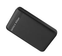 Jiawu Caja de Disco Duro Móvil USB 3.0 3.0 de Alta Velocidad de 6 Gbps de 2,5 Pulgadas, Caja de Disco Duro sin Herramientas Compatible con Aceleración UASP de 6 TB, de Externo Hot Plug & Play para