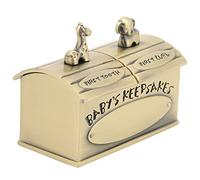 Jiawu Caja de Recuerdos para Bebés de Estilo Europeo, Aleación de Zinc a Prueba de Herrumbre, Regalos de Hada de los Dientes para Niños Pequeños, Caja de Memoria Decorativa para Colección (Color