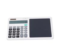 Jiawu Calculadora Tableta LCD con Bloc de Notas, Tableta de Escritura Multifuncional para Bocetos, Calculadora Matemática Portátil Práctica y Precisa para Contabilidad Financiera de Oficina, 9,96 X