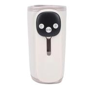 Jiawu Calentador de Biberones Portátil Recargable con Función de Memoria de Luz Nocturna para Viajes, Calentador de Leche Rápido para Bebés con Leche Materna Adecuado para Todos los Biberones (Beige)