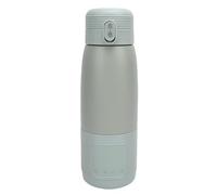 Jiawu Calentador de Leche Recargable Portátil, Calentador de Botellas de Viaje de Calentamiento Rápido para Viaje en Vehículo, Material de Acero Inoxidable (500 ml 6400 mah)