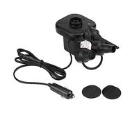 Jiawu Cama Inflable para Coche, Colchón para Asiento Trasero, Cama de Aire para Descanso, Sueño, Viajes, Camping, SUV, Sedán, PVC Flocado Suave con Bomba Eléctrica de Bloque de Seguridad (Black)
