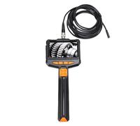 Jiawu Cámara de Borescope con 8 Luces LED 1080p Display IP67 Impermeable de 16.5 Pies Cable para Inspección de Alcantarillado Industrial para Automóviles