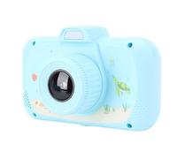 Jiawu Cámara de Video Digital Compacta de 2.5K, 40MP, Fotografías Mientras Viaja, Cámaras Duales Delantera y Trasera, Pantalla IPS de 3.5", Batería de 650mAh (Blue)