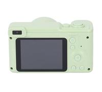 Jiawu Cámara Digital 4K, Cámara de Grabación Real Frontal Dual Temporizada de 2,4 Pulgadas 1080P Vlogging para Niños (Green)