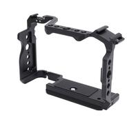 Jiawu Camera Cage Aluminio Alejo Vertical Horizontal Mountain Protection Marcos para A7CII A7CR A7C2, Diseño Ligeramente Ergonómico para Entusiastas de la Fotografía