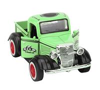 Jiawu Camioneta Pickup de Juguete con Retroceso de Aleación, Modelo de Vehículo Ligero con Sonido Fundido a Presión con Cuerpo Resistente a Choques, Neumáticos de Goma Suave, Regalos para Niños