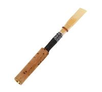 Jiawu Caña de Oboe, Caña de Instrumento de Viento de bambú de Larga Duración, Pieza de Repuesto Profesional de Oboe con Funda de Tubo Transparente para Protección contra el Polvo y Prevención de