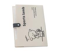 Jiawu Carpeta de Archivos Expandible, Carpeta de Archivos de Acordeón de 8 Capas con Clasificación de Etiquetado, Diseño Compacto a Presión para Recibos, Documentos, Facturas, Organizador de
