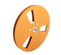 Jiawu Carrete de Cinta Vacío de 1/4 y 7 Pulgadas, Aleación de Aluminio, Placa Abridora de Carrete de Recogida de 3 Orificios para a, Reproductor de Cinta, Pieza de Máquina de Grabación, Reparación