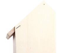 Jiawu Casa para Insectos, Hotel de Abejas de Madera Natural de Nogal, Caja Nido para Insectos, Sala de de Madera con Canales Tubulares para Decoración Al Aire Libre de Jardín (Tipo C)