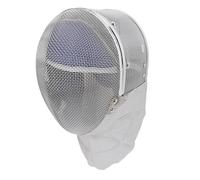 Jiawu Casco de Espada de Esgrima para Deportes, Equipo Protector de Malla de Acero con Forro Desmontable, Cómodo Casco de Esgrima para Hombres, Mujeres, Competencia de Práctica para Adultos (L)