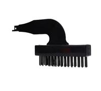 Jiawu Cepillo de Sierra Alternativa Multifuncional, Accesorio de Cepillo de Alambre Fácil de Limpiar para Mantenimiento de Computadoras, Nailon/acero/ABS, 7,48 X 1,18 X 3,15 Pulgadas (1 cabezal de