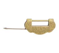 Jiawu Cerradura Antigua, Aleación de Zinc, 7,5 Cm, Diseño de la Dinastía Ming Qing, Cerradura Vintage, de Gabinete Retro con Borla para Decoración de Bolsa de Gabinete de Puerta (Bronce antiguo)