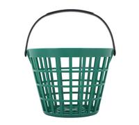 Jiawu Cesta Antideslizante para Pelotas de Golf, Cubo de Bolas de Plástico de Nailon Apilable con Capacidad para hasta 50 Unidades, Contenedor de Pelotas de Golf de Entrenamiento Estable con Asa