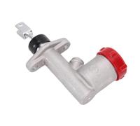 Jiawu Cilindro Maestro de Freno y Embrague Universal de Aleación de Aluminio, Compatible con Coches Clásicos con Orificio de 3/4", Espaciado entre Orificios de Pernos de 60 Mm