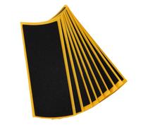 Jiawu Cinta de Agarre de Espuma para Diapasón, Adhesivo Fuerte Antideslizante para Monopatín de Dedo, Cinta de Agarre Negra de Espuma de PU para Mini Monopatín, 50 de para Personalización