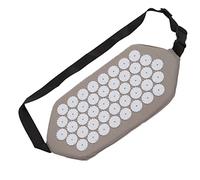 Jiawu Cinturón de Masaje de Acupresión para Aliviar el dolor: Estera de Acupuntura para Espalda, Cintura, Cuello, Terapia para Reducir el Estrés, Material ABS de Algodón Duradero para Adultos, Uso en