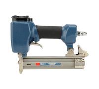 Jiawu Clavadora Brad de Aire, Clavadora Brad que Ahorra Tiempo, Pistola de Clavos Neumática con Escape Lateral, Capacidad de 100 Piezas para Tapicería, Decoración de Techo, Carpintería