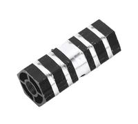 Jiawu Clavijas de Pie para Bicicleta de Aleación de Aluminio, Estabilidad Mejorada, Diseño Ergonómico para Ciclistas de Montaña de 2,4 Pulgadas (BLACK)