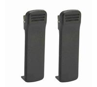 Jiawu Clip para Cinturón de Radio, 2 Piezas de Repuesto de Plástico Resistente, Clip para Cinturón de Radio Bidireccional, para Walkie Talkie con Soporte de Batería Seguro para Bolsillo de para HT1000