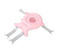 Jiawu COJÍN DE APOYO PARA BAÑO DE BEBÉ, ALmoHADILLA DE SEGURIDAD CON HEBILLA DE 3 VÍAS DE SECADO RÁPIDO, INTERACCIÓN ENTRE E HIJOS, TIempO DE BAÑO AGRADABLE PARA RECIÉN NACIDOS (PINK)