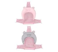 Jiawu COJÍN DE BAÑO PARE BEBÉ, ALmoHADILLA DE BAÑO PARE BEBÉ, ALMOHADA DE AJUSTABLE DE MALLA SUAVE, COJÍN DE APOYO PARA BANTO DE PARA RECIÉN NIDO NACIDO (Estilo 2)