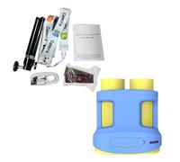 Jiawu Colorido LED Kids Microscopio Digital 200x Amplementación Hommalina -Microscopio Telescopio para Sistemas Educativos (BLUE)