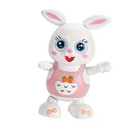 Jiawu Conejito de Baile Eléctrico, Juguete Interactivo de Conejo Que Canta y Baila, Juguete Eléctrico para Niños con Diseño Brillante, Características Educativas y Desarrollo de Habilidades Motoras