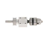 Jiawu Conjunto de Husillo sin Alimentación, Husillo de Prensa de Taladro de Metal de Alta Precisión de 0,005 Mm, Conjunto de con Capacidad de Portabrocas de 1,5-10 Mm, para Sierra Amoladora de