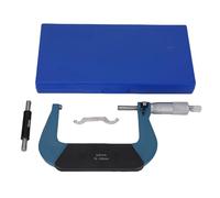 Jiawu Conjunto de Micrómetro Fuera, Micrómetros de Graduación de 0.01 Mm, Rango de Medición de 75-100 Mm, Conjunto de Herramientas Maquinistas Profesionales con Estuche