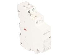 Jiawu Contactor de Voltaje CC 25A de Control Inteligente para el Hogar Inteligente Silencioso BCH8-25 2NO Riel DIN Bajo Nivel de Ruido Ahorro de Energía (DC24V)