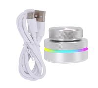 Jiawu Control de Volumen USB Perilla del Controlador Multimedia, Perilla Personalizable Controlador Volteador de Página, BT5.0 2.4G USB C con Cable Control de Volumen Multimedia de 3