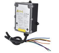 Jiawu Control Remoto de Radio Industrial Botón de Inicio y Parada Interruptor Inalámbrico de Elevación de Grúa de 2 Teclas YU-2S IP68 800MHz 100M ABS (AC 220V)