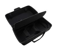 Jiawu Controlador Bolsa de Carcasa Dura para Consola Delgada con Diseño de Doble Capa, Almacenamiento de Gran Capacidad, Correa de Hombro Ajustable, Material de Nylon a Prueba de Choques (Black)