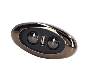 Jiawu Controlador de sofá Eléctrico, Puerto de Carga USB con Retroiluminación LED de 5 Pines, Interruptor Reclinable Eléctrico, Controlador Reclinable con Control Remoto de Mano de Material ABS para