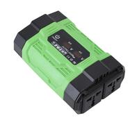 Jiawu Convertidor Compacto de Inversor de Coche de CC de 12 V a CA de 220 V con Carga Rápida para Viajes por Carretera Material: ABS