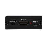 Jiawu Convertidor Extractor Divisor de 4K*2K, a + SPDIF + Salida de de 3,5 Mm, Admite 3 Modos de, Indicador LED, HDCP1.4