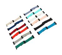 Jiawu Correa de Reloj Inteligente Connetcor de Metal Bandas de Reloj de Silicona Magnéticas Paquete de 12 Reemplazo Compatible para Reloj D