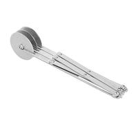 Jiawu Cortador de Pizza de Ruedas Múltiples, Divisor de Masa Ajustable de Acero Inoxidable, Herramienta de Corte de Pastelería Expandible con Dispositivo de Bloqueo, para Pizza, Brownies, Galletas