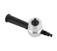 Jiawu Cortador de Sierra de Metal de Doble Cabezal, Herramienta de Corte Manual de Chapa de Metal 160A, Accesorio para Taladro Eléctrico, Rotación de 360°, Corte de Acero de 1,8 Mm, Radio Mínimo de