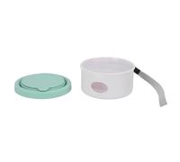 Jiawu Cuenco Plegable Portátil para Perros, Ideal para Viajar y Acampar, Bebedero Plegable de Gran Capacidad para Actividades Al Aire Libre con Perros y Gatos, Material de Silicona Seguro (azul claro)