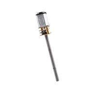 Jiawu DC 12V 400RPM N20 Micro Gear Motor con Caja de Cambios de Metal Eje de Rosca Larga M4x55mm Reductor de Tornillo para Modelo de Robot Inteligente Cerradura Electrónica de Puerta de Coche