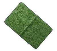 Jiawu de Hierba Artificial Reutilizable -Pee -Matte Breatenable Superabsorbable para IR Al Baño para IR Al Aire Libre para Aire Libre, Tamaño Extra Grande