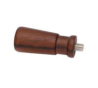 Jiawu de Portafiltro de café, Rosca M10 de Madera de Nogal de Primera Calidad, Ajuste Universal, Reemplazo de de Portafiltro de Madera con Instalación de Giro Rápido para Máquinas de Semiautomáticas