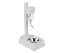 Jiawu Dispensador de Botellas de Agua para Perros con Soporte, Alimentador Automático de Agua para Hidratación, Material Plástico para Mascotas (Blanco Roto Elegante)