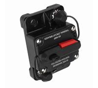 Jiawu Disyuntor de Audio para Automóvil de 12 V, 30 A, 40 A, 60 A, Fusible en Línea Reiniciable con Brazo de Reinicio Manual, Interruptor de Protección Estéreo Automático Impermeable para de