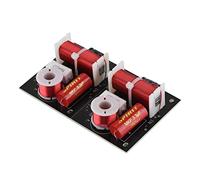 Jiawu Divisor de Frecuencia de Altavoz, Módulo de Cruce de de 2 Unidades de 2 Vías con División de Frecuencia Dual de Graves Agudos para Sistemas de Cine en Casa de Automóvil